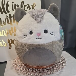 Squishmallow Luanne Possum 12 Inch Fuzz A Mallows Rare NWT